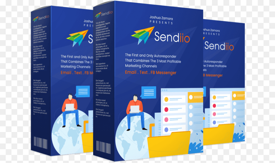 Enk Marketing Reviews U2013 Sendiio Facebook Messenger Feature Logo, Advertisement, Poster, Person Png Image