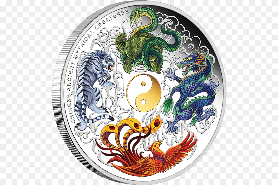 Enlarge 4 Chinese Mythical Creatures, Animal, Mammal, Tiger, Wildlife Png