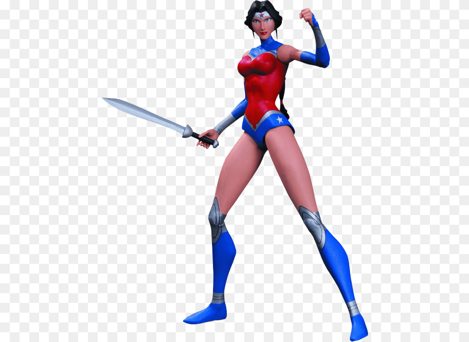 Enlarge Dc Collectibles Justice League War Wonder Woman Action, Person, Clothing, Costume, Adult Free Transparent Png