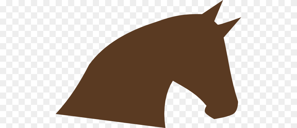 Enlarged Brown Horse Head Clip Art For Web, Animal, Fish, Sea Life, Shark Free Png