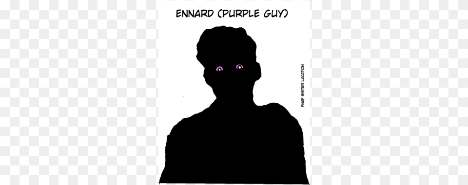 Ennard Silhouette, Adult, Male, Man, Person Png Image