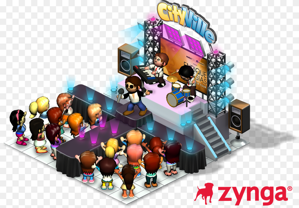 Enrique Cityville Stage Concert Stage Cartoon, Person, Baby, Book, Comics Free Png Download