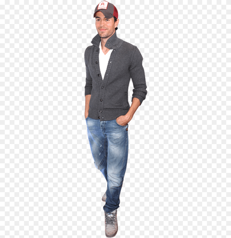 Enrique Iglesias Imagen, Vest, Sweater, Pants, Knitwear Free Png Download