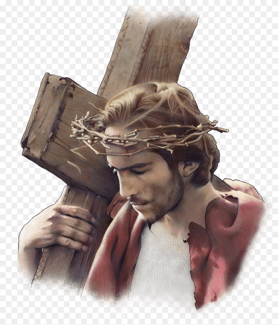 Enrique Irazoqui As Christ In Il Vangelo Secondo Matteo Sketch Free Png