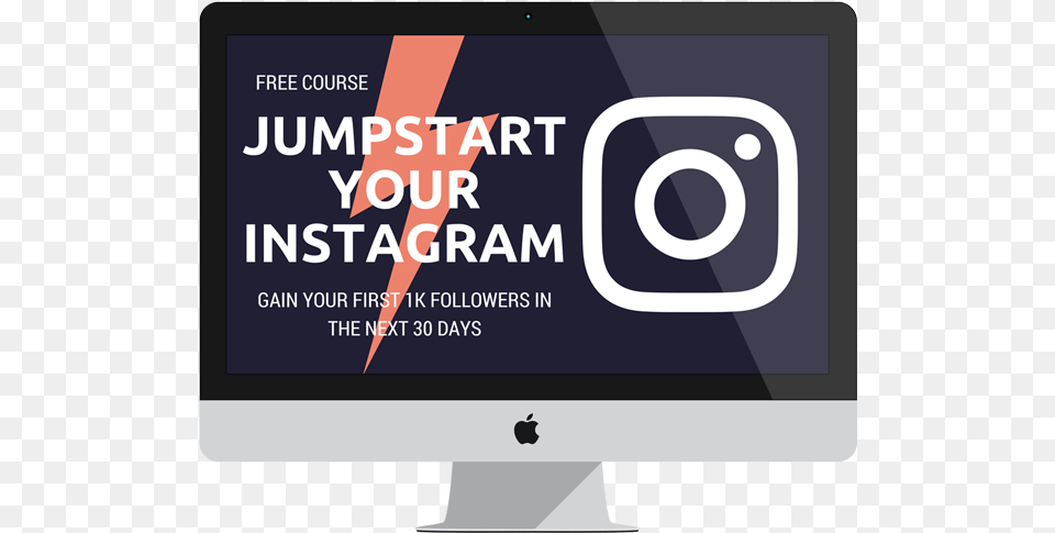 Enroll In This Instagram Course Amp Gain Your First Computer Monitor, Computer Hardware, Electronics, Hardware, Screen Free Png Download
