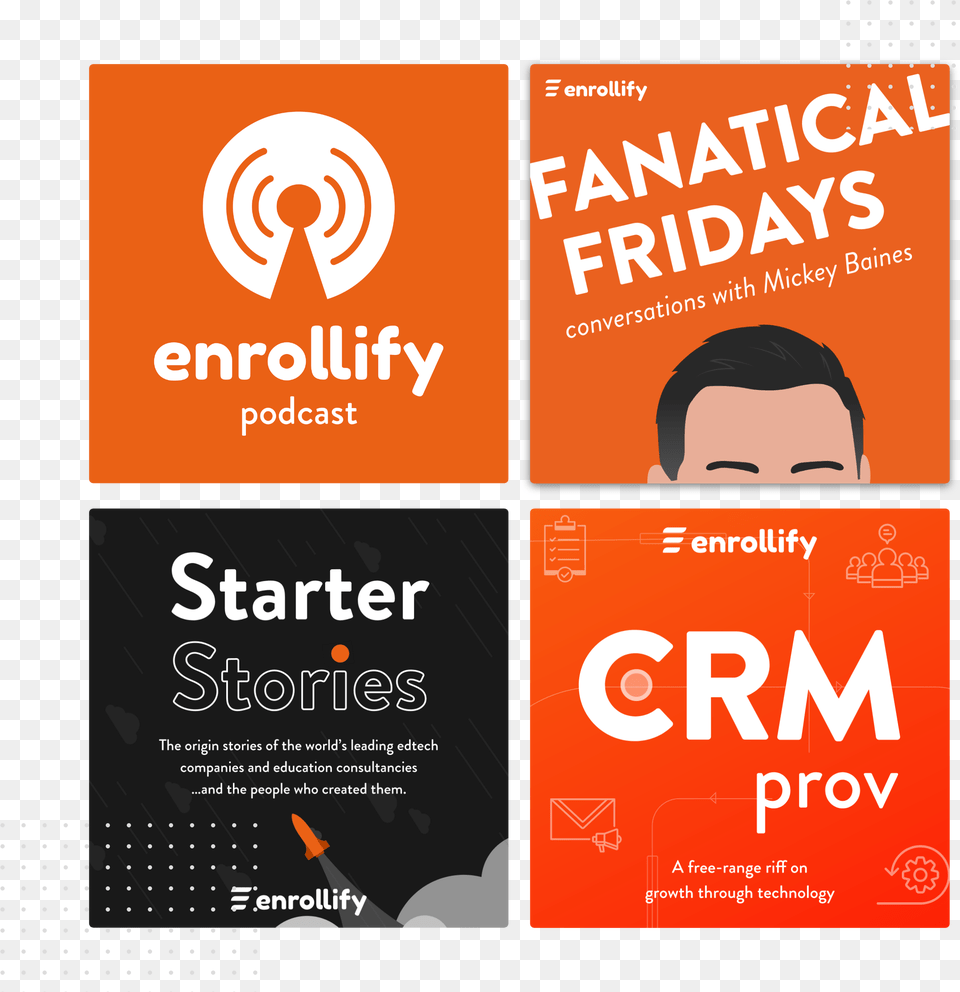 Enrollify Podcast Subscriptions Language, Advertisement, Poster, Face, Head Png Image
