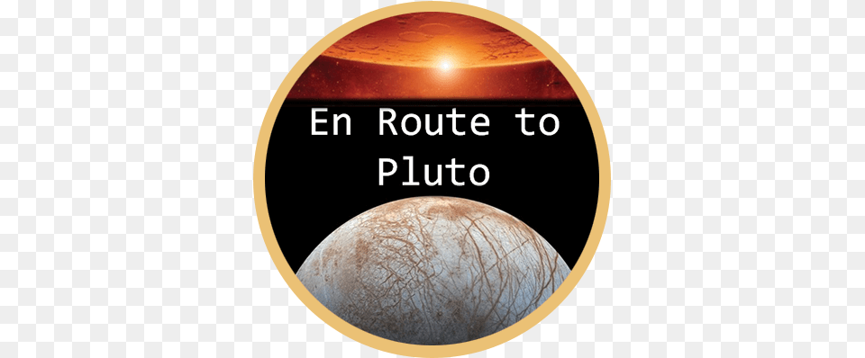 Enroutetopluto Craters Of Europa Pendant, Book, Publication, Astronomy, Outer Space Png