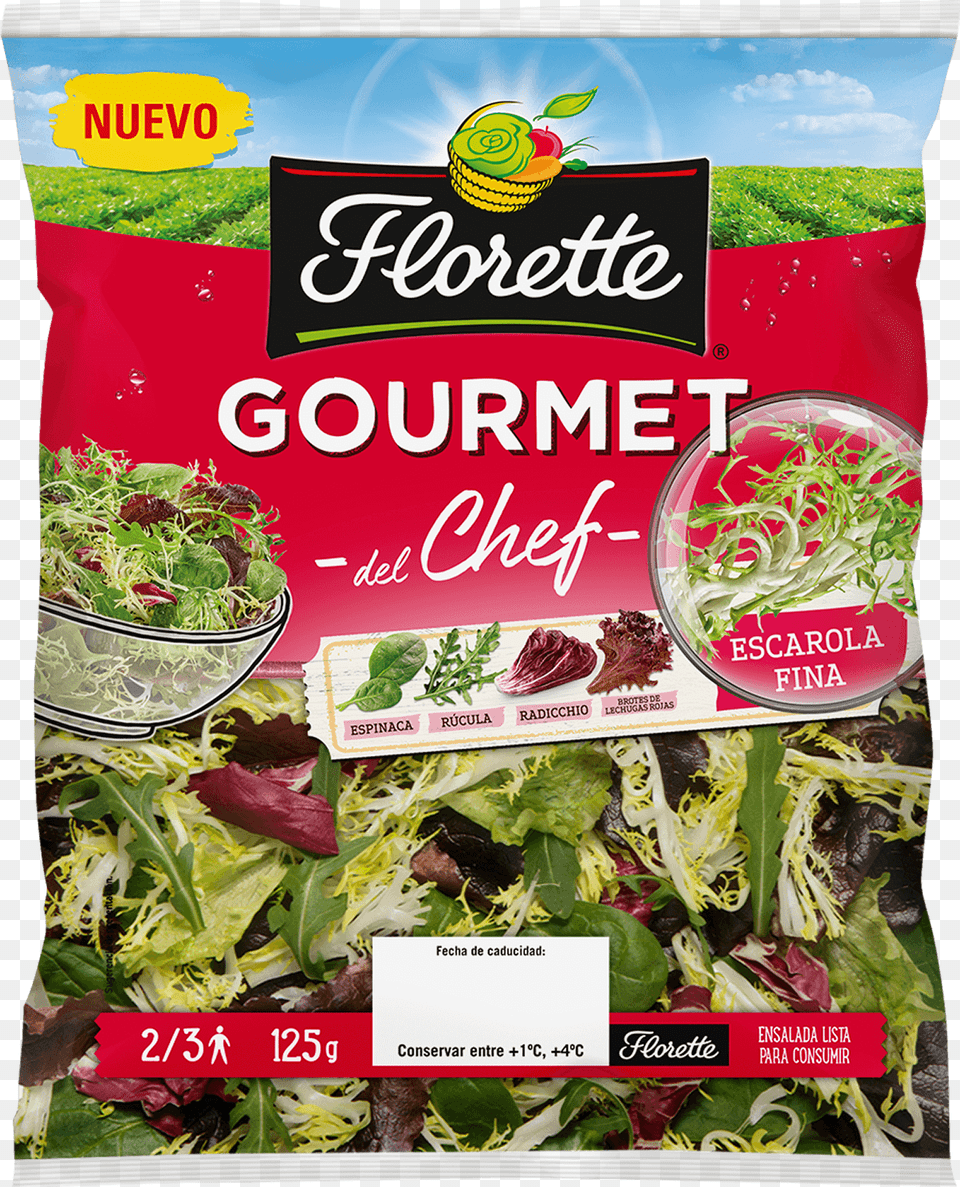 Ensalada Del Chef Florette, Arugula, Food, Leafy Green Vegetable, Plant Free Transparent Png