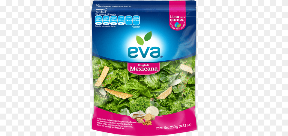Ensalada Mexicana Ensaladas Eva, Advertisement, Food, Lettuce, Plant Png Image