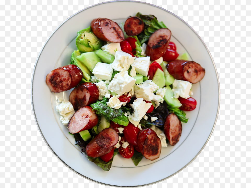 Ensalada Una Alimentacin Saludable Saludable Greek Salad, Dish, Food, Food Presentation, Meal Free Png