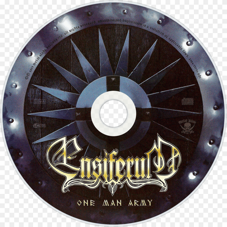 Ensiferum One Man Army Cd Disc Image Ensiferum One Man Army Green Olive, Machine, Wheel Free Transparent Png