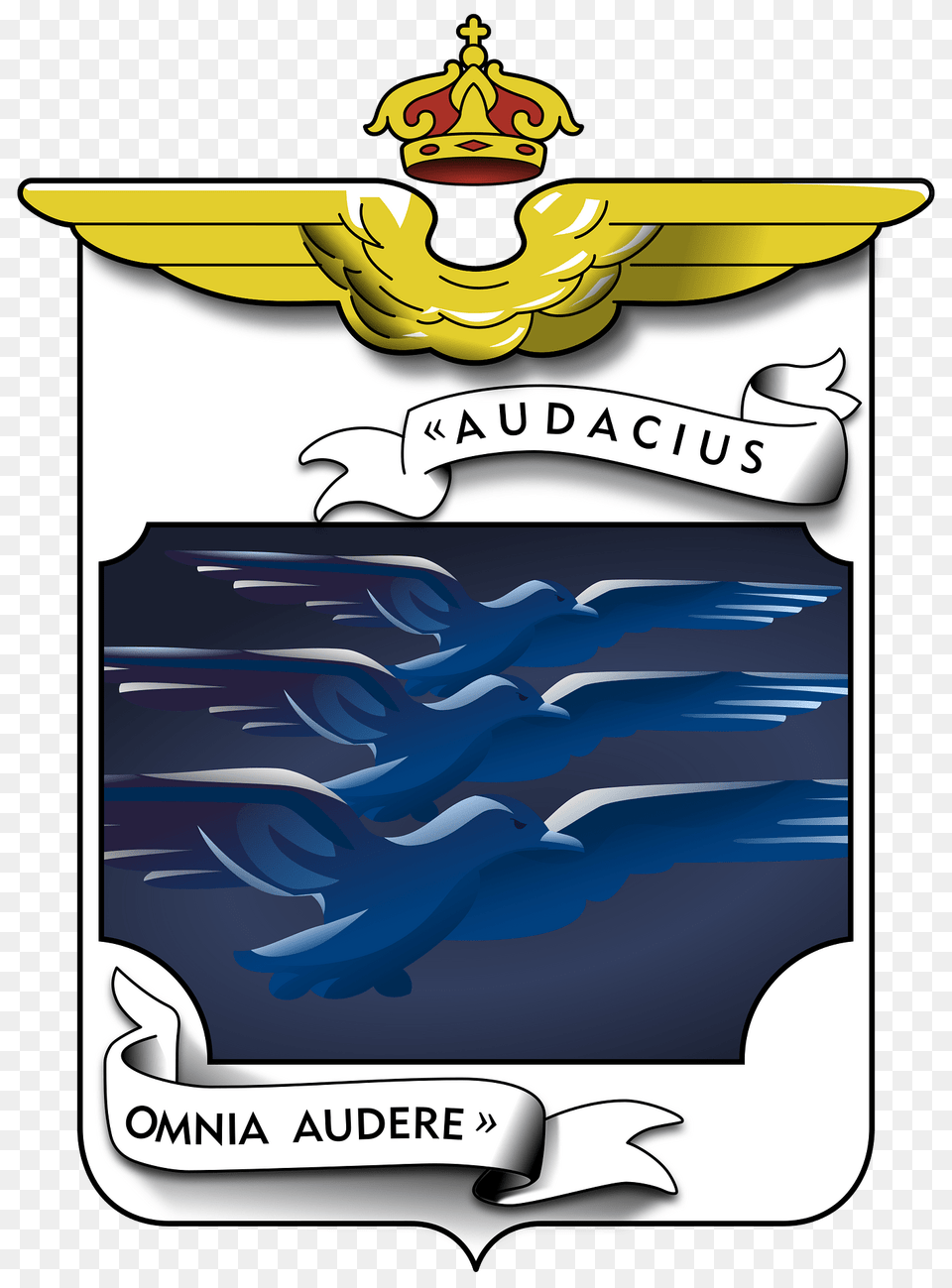 Ensign Of The 14 Stormo Bt Coat Of Arms Of The Italian Air Force Clipart, Emblem, Symbol, Logo Png Image