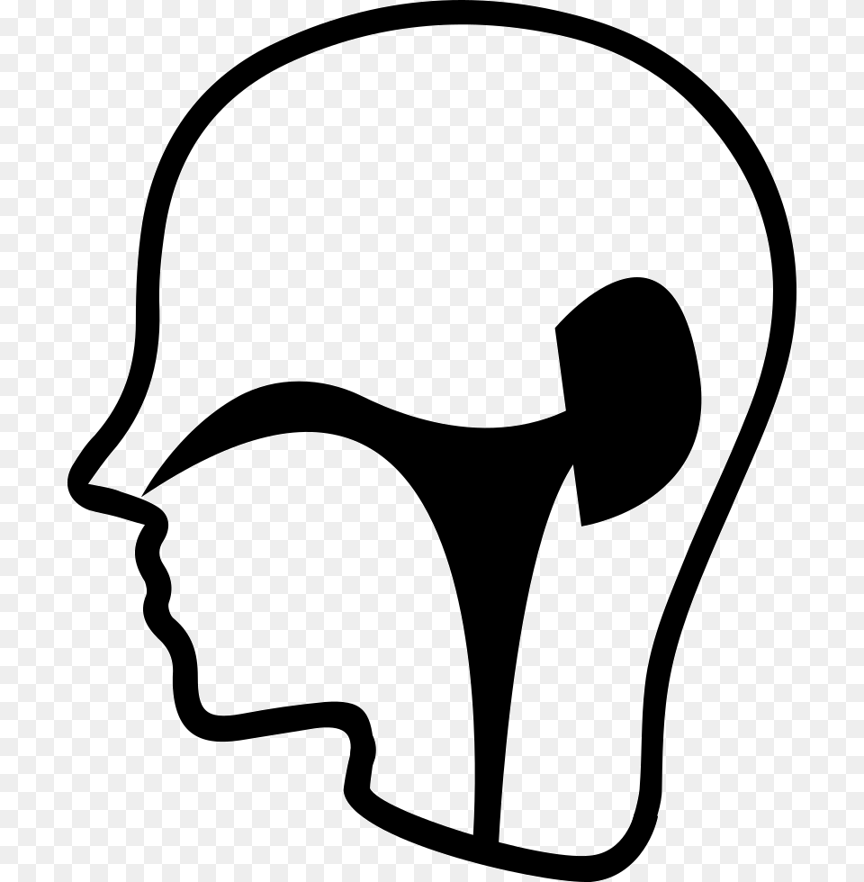 Ent Department Ear Nose Throat Icon, Stencil, Clothing, Hat, Cap Free Png