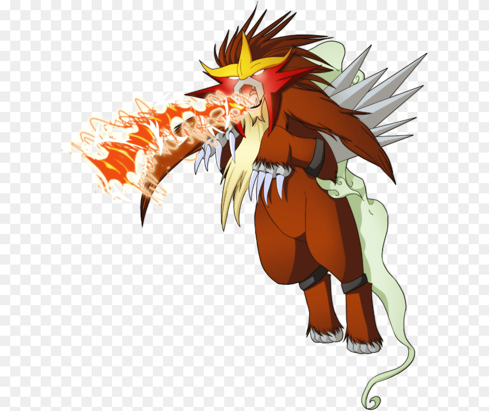 Entei, Book, Comics, Publication, Anime Png Image