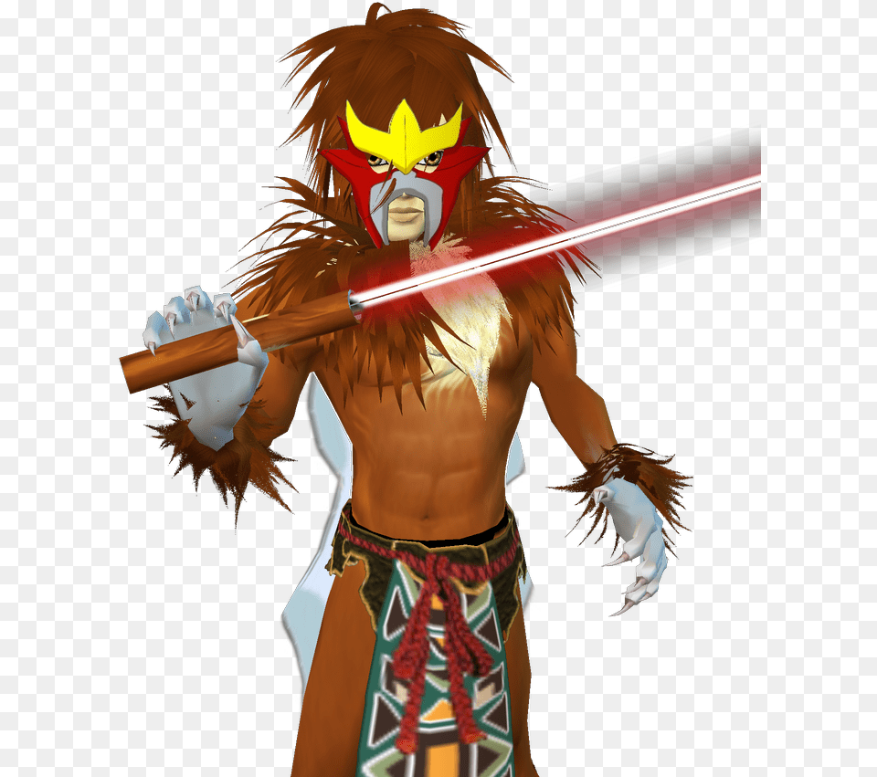 Entei Saber Red Illustration, Person, Clothing, Costume, Face Free Png