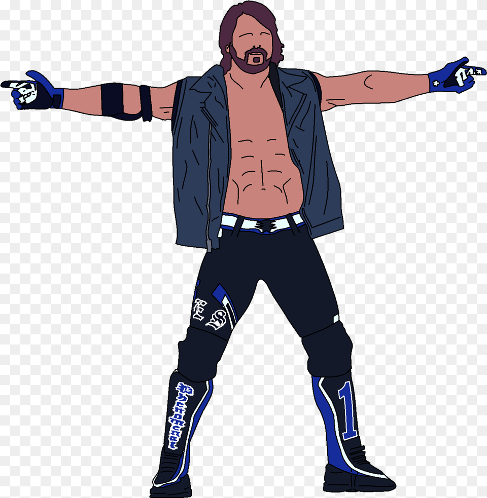 Enter Aj Styles, Person, People, Sleeve, Clothing Free Transparent Png