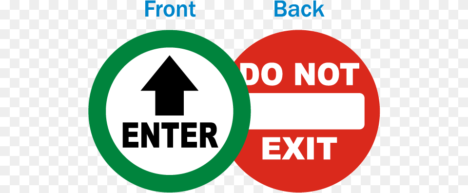 Enter Do Not Exit Label Not An Exit Hazard, Sign, Symbol, Logo, Road Sign Png