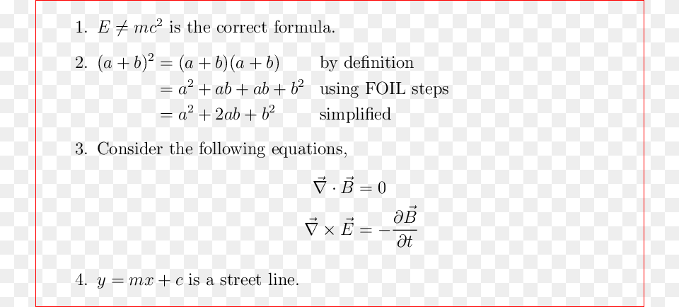 Enter Image Description Here Aligner Des Equation Latex, Text, Document, Mathematical Equation Free Png Download