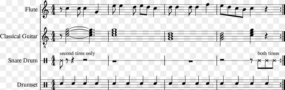 Enter Image Description Here Music Notation Repeat 2 Times, Gray Png