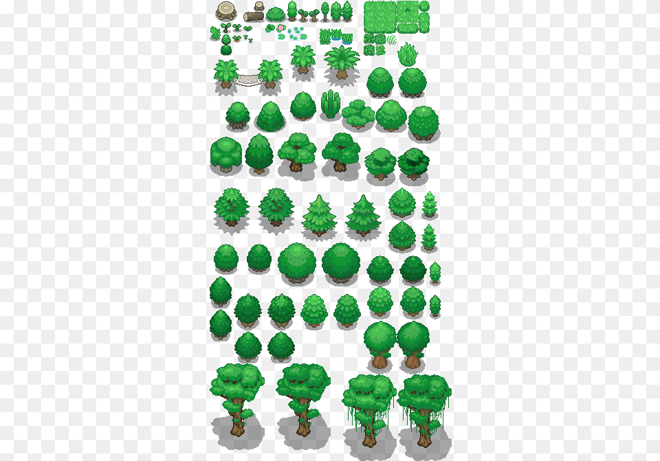 Enter Image Description Here Tileset Tree, Green, Plant, Vegetation, Accessories Free Png Download