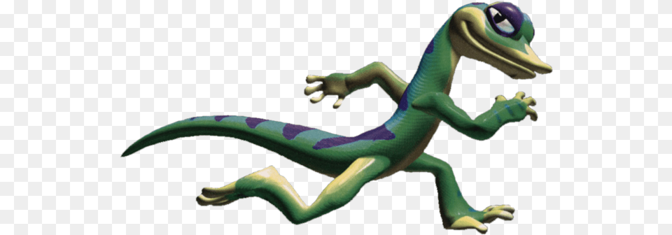 Enter The Gecko Gex Ru Gex Enter The Gecko, Animal, Lizard, Reptile Free Png Download