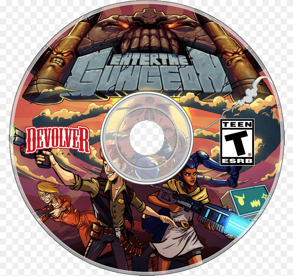 Enter The Gungeon Details Launchbox Games Database Enter The Gungeon, Disk, Dvd, Person, Face Png Image