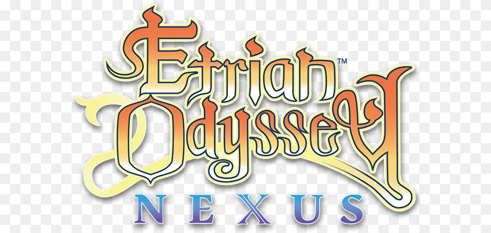 Enter The Labyrinth For The Final Time On The Nintendo Etrian Odyssey Nexus Logo, Text, Dynamite, Weapon Png Image