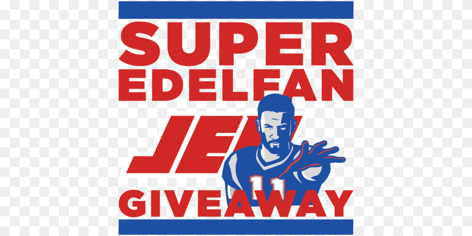 Enter To Win Julian Edelman39s Poster, Adult, Male, Man, Person Png