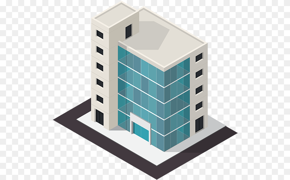 Enterprise Business 3d Office Building Icon, Architecture, Office Building, Housing, Urban Free Png Download
