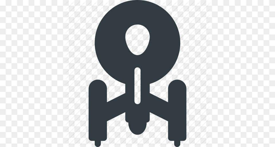 Enterprise Interstellar Space Spaceship Star Trek Uss Icon, Electronics, Hardware Png