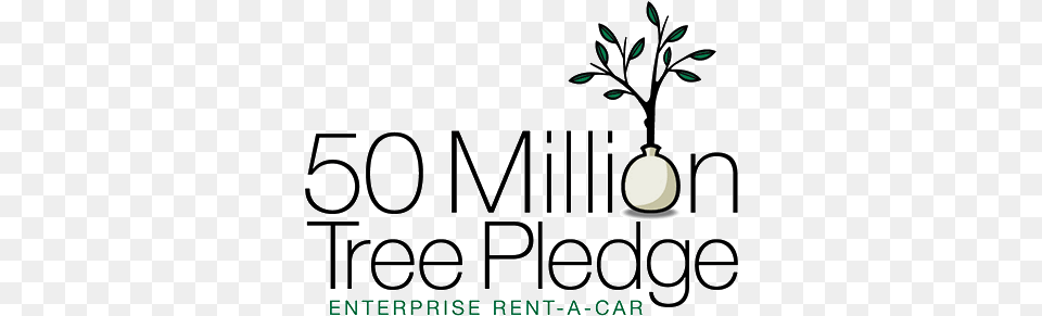 Enterprise Rent A Car5 Year Partner Enterprise Million Tree Pledge, Vase, Pottery, Potted Plant, Planter Free Png Download
