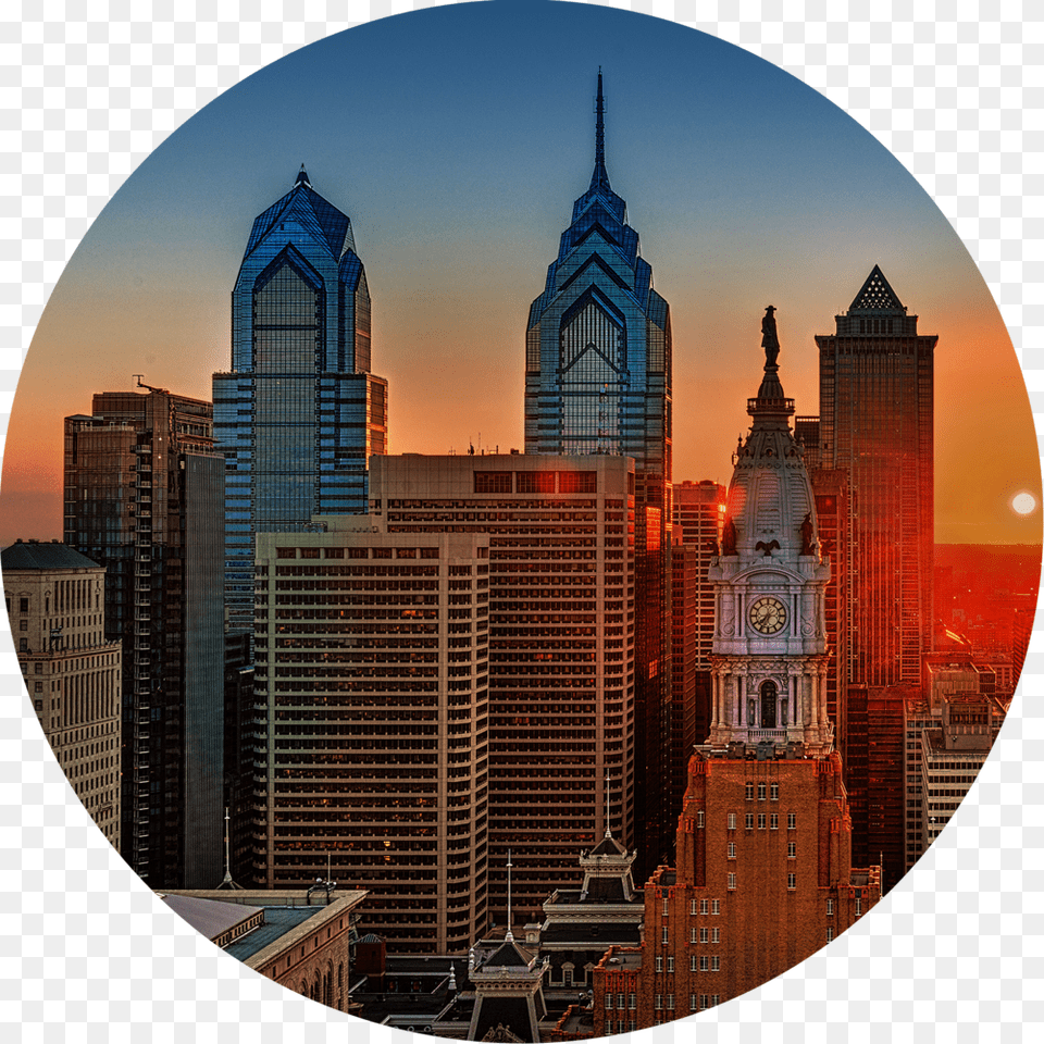 Enterprise Reporting Philadelphia Skyline, Architecture, Tower, Photography, Urban Png Image