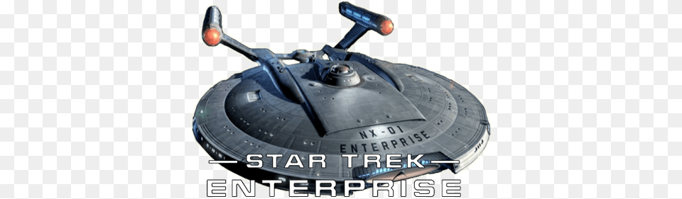 Enterprise Tv Show With Logo And Character Star Trek Starship Enterprise Nx, Weapon, Armored, Vehicle, Transportation Png