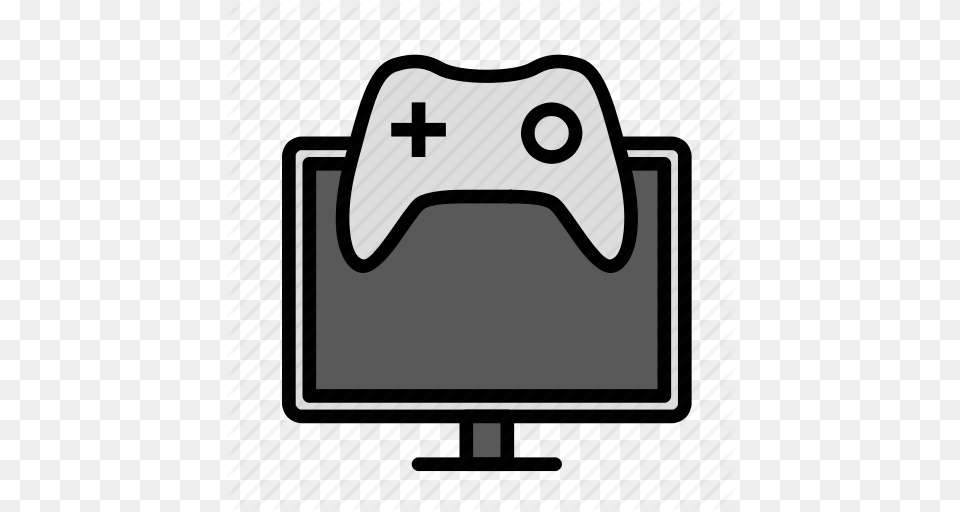 Entertainment Freetime Fun Game Gaming Pc Icon, Computer Hardware, Electronics, Hardware, Screen Png Image