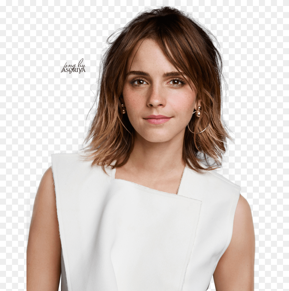 Entertainment Weekly Interview Emma Watson Hair Cuts, Woman, Person, Female, Photography Free Png