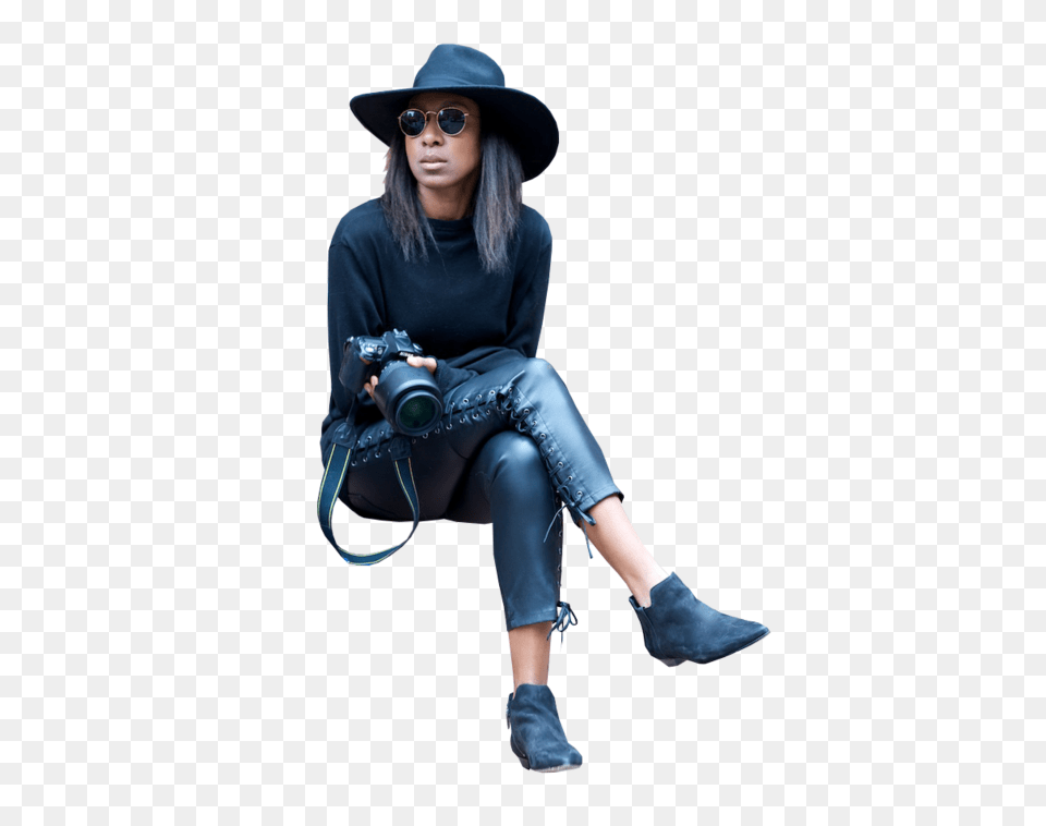 Entourage Adobe Lead Sitting Indesign Man People Sitting Girl Sit Down, Adult, Sun Hat, Photography, Woman Free Png Download