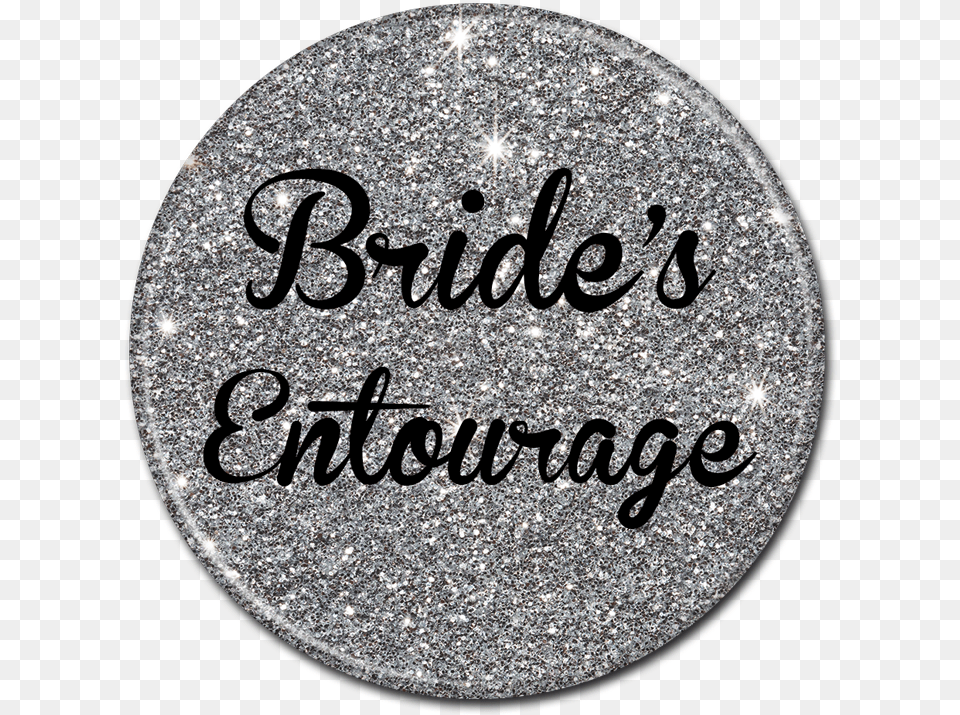 Entourage Button, Glitter Free Png