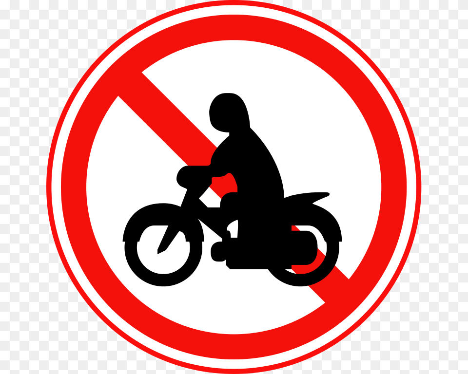 Entrada Prohibida A Motocicletas Korea Traffic Sign, Symbol, Motorcycle, Transportation, Vehicle Free Png