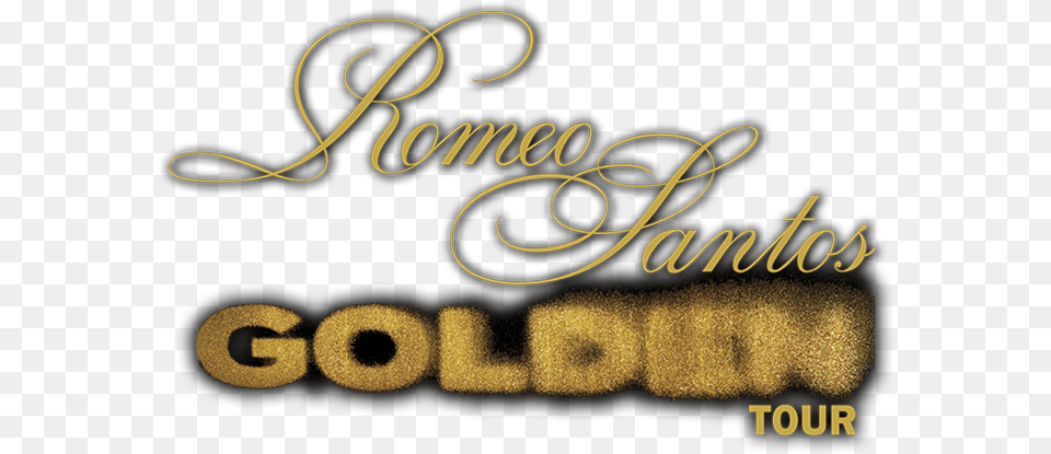 Entradas Romeo Santos En Chile Logo Golden Tour Romeo Santos, Text Png Image