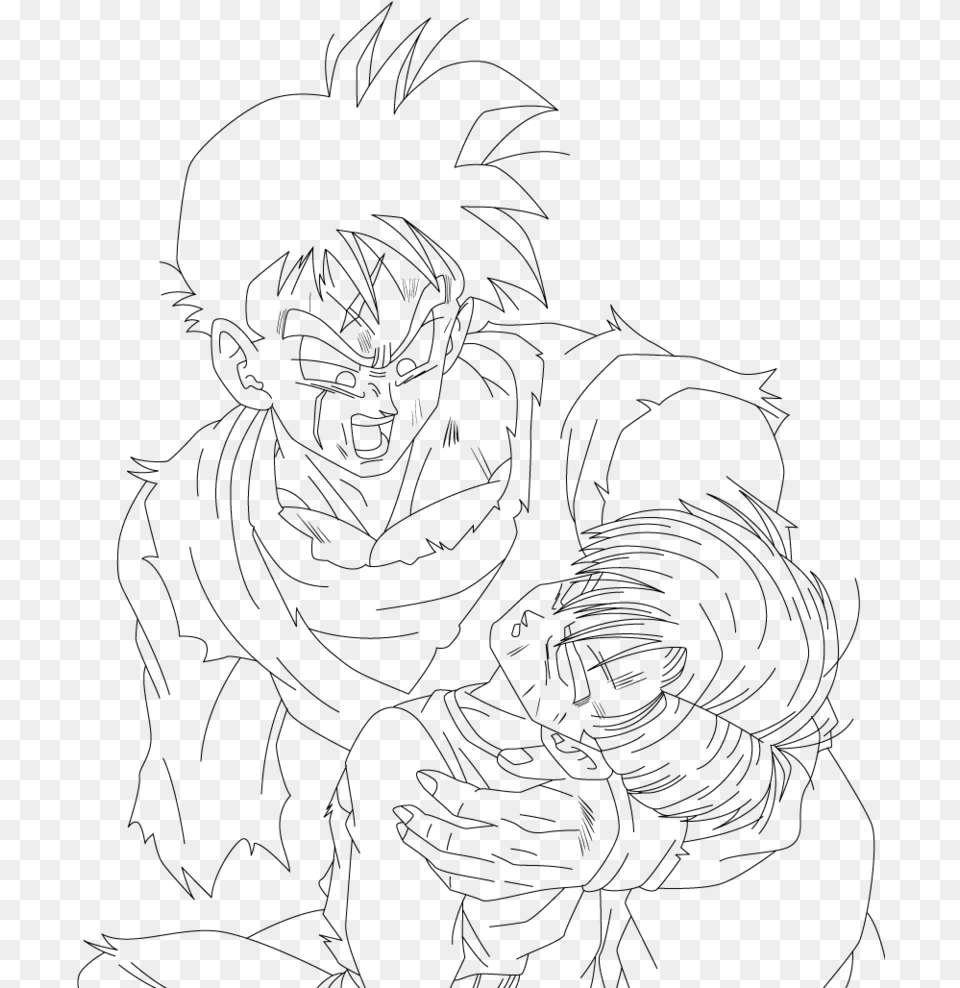 Entradas Y Pginas Populares Future Gohan And Trunks Drawing, Art, Person, Face, Head Free Png