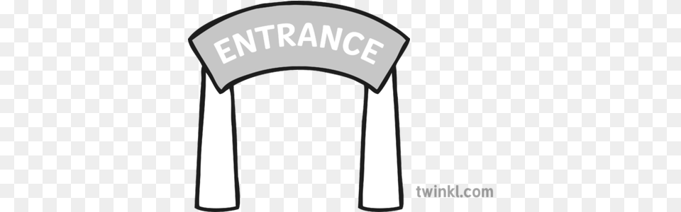 Entrance Icon Black And White Language, Arch, Architecture, Logo Png Image