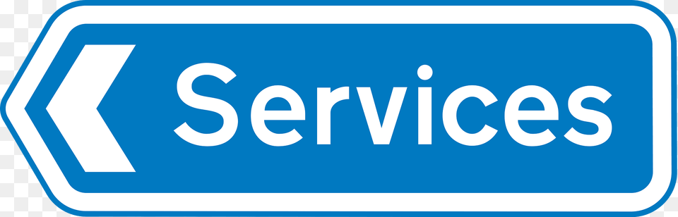 Entrance To A Motorway Service Area Clipart, Logo, Sign, Symbol, Text Free Png Download