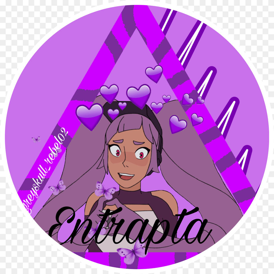 Entrapta Icon Image For Women, Art, Graphics, Purple, Comics Free Transparent Png