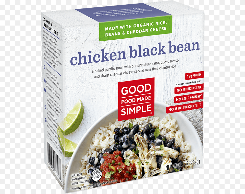Entree Meals Good Food Made Simple Chicken Black Bean 95 Oz, Berry, Plant, Fruit, Blueberry Png