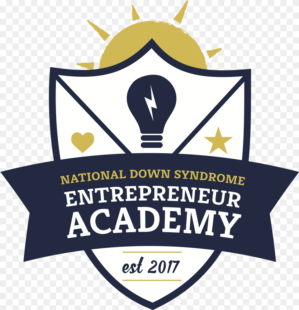 Entrepreneur Academy Boot Camp Down Syndrome Association, Light, Logo, Badge, Symbol Free Transparent Png