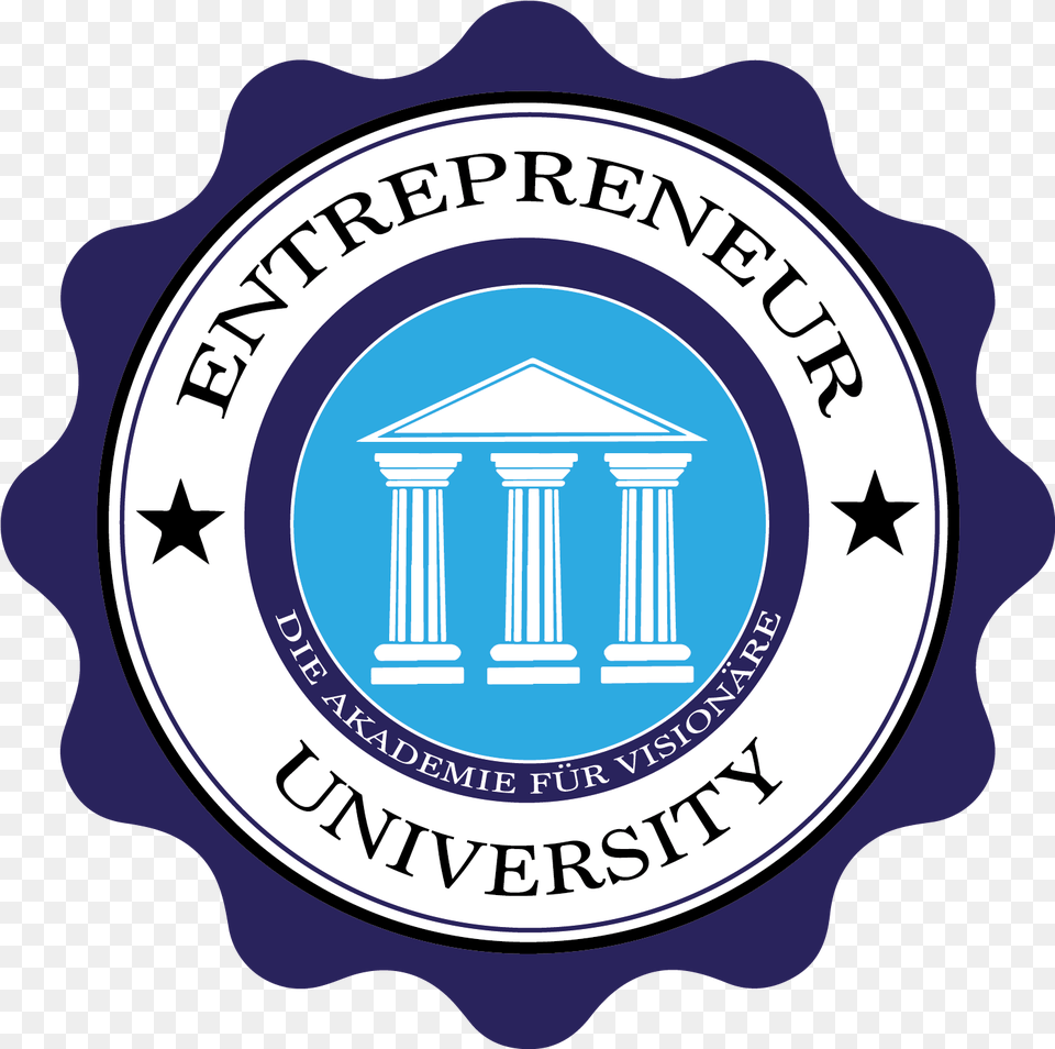 Entrepreneur University Entrepreneur University Logo, Emblem, Symbol, Badge Free Png Download