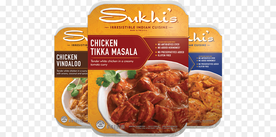 Entres Chicken Tikka Masala, Curry, Food, Meal, Advertisement Png Image