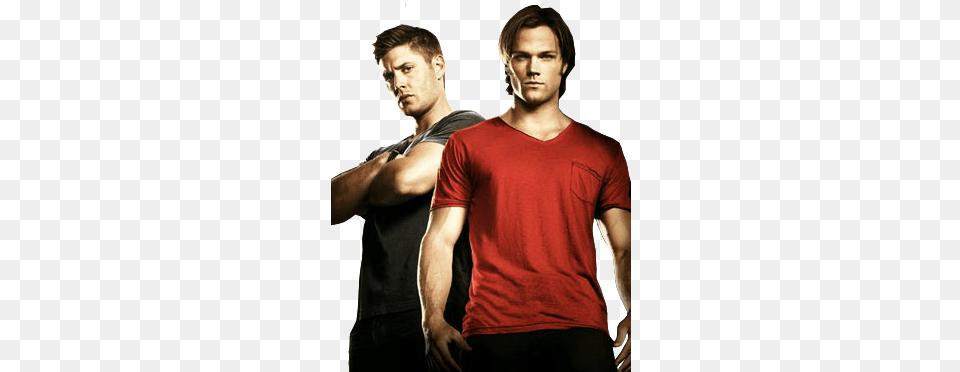 Entrez Dans L39univers De Tatakiki Dean And Sam Supernatural, Clothing, T-shirt, Adult, Person Free Png