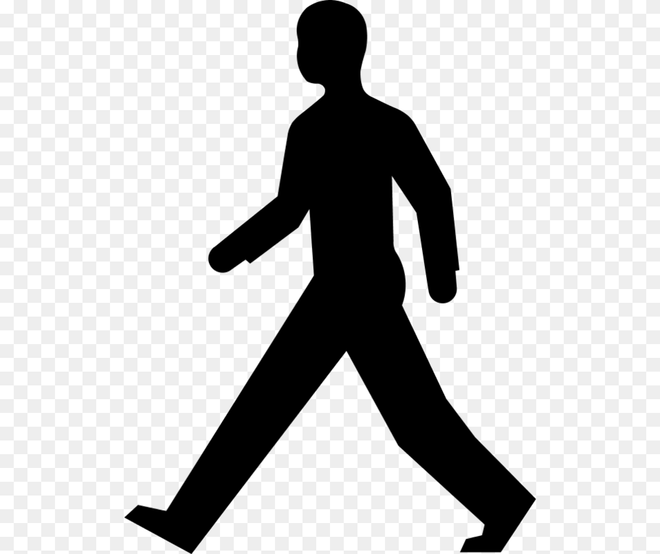 Entry Clipart Clipart Person Walking, Gray Png