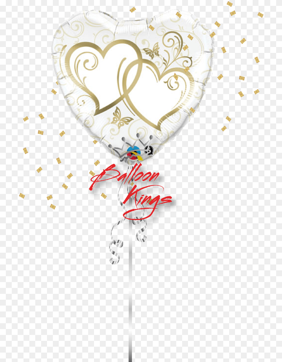 Entwined Gold Hearts Dessin Coeurs Entrelace, Food, Sweets, Candy, Diaper Free Png Download